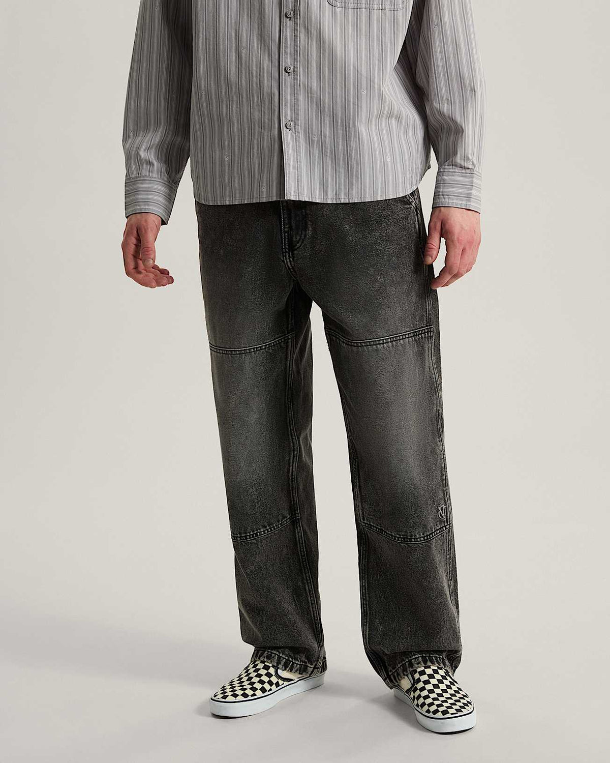 Jeans Vans x Rowan double nero slavato