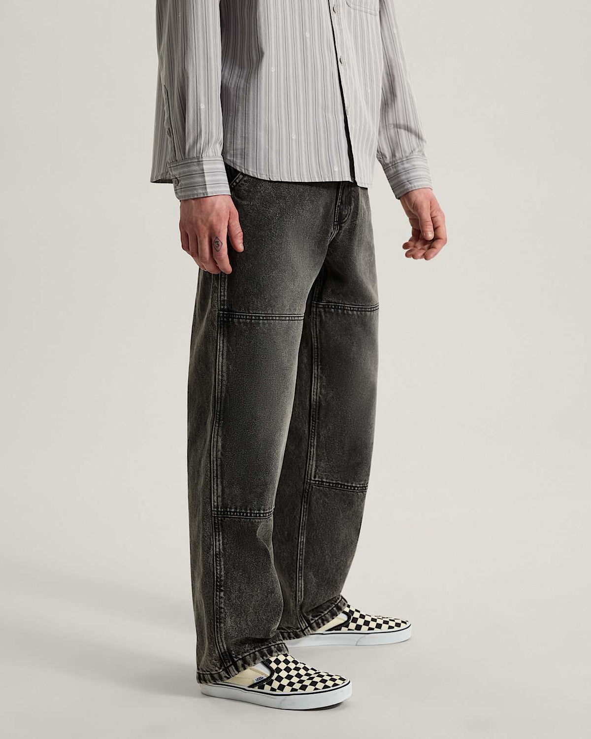 Jeans Vans x Rowan double nero slavato