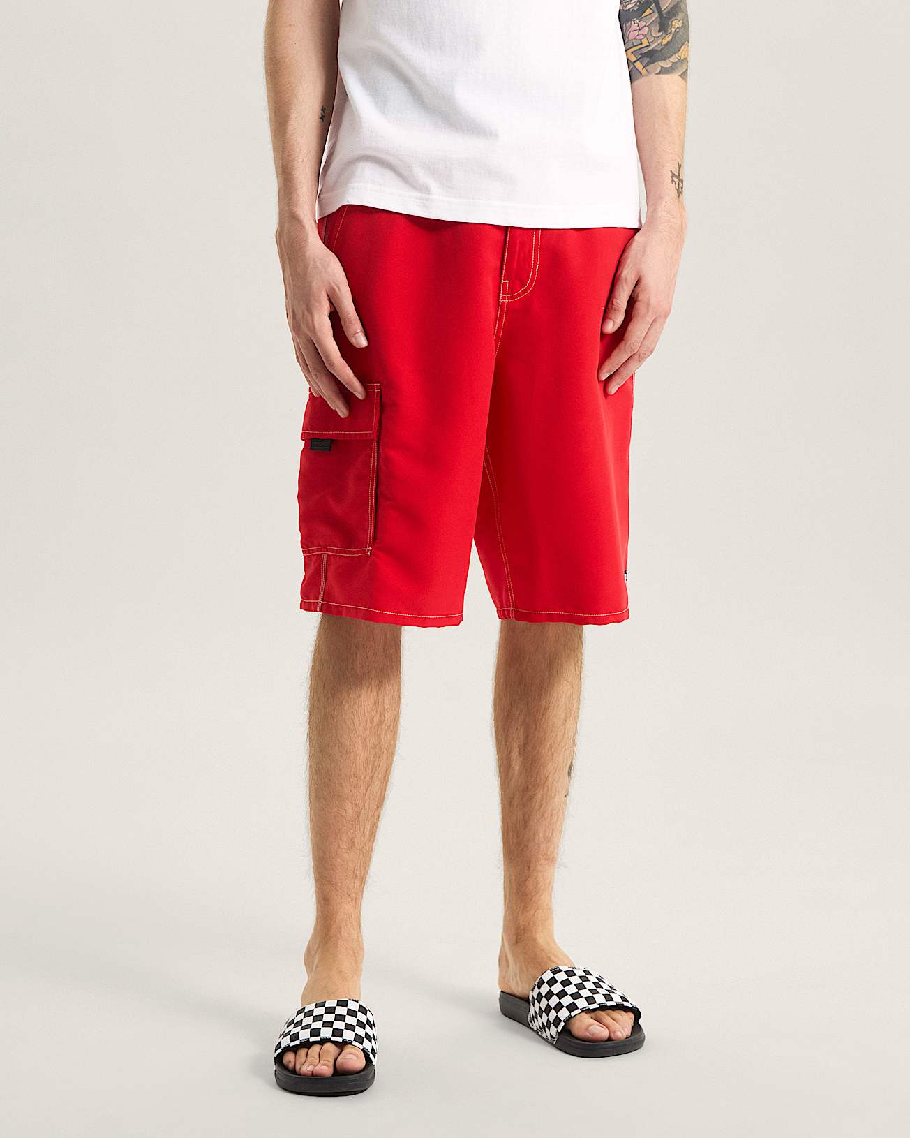 Boardshort Voyage long cargo rosso