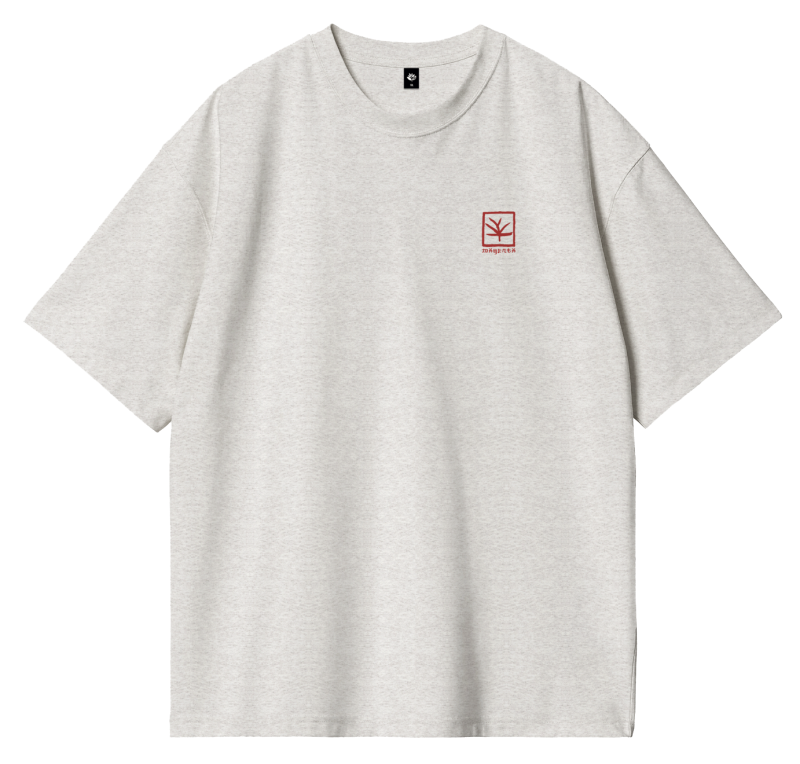 T-shirt Bonsai grigio
