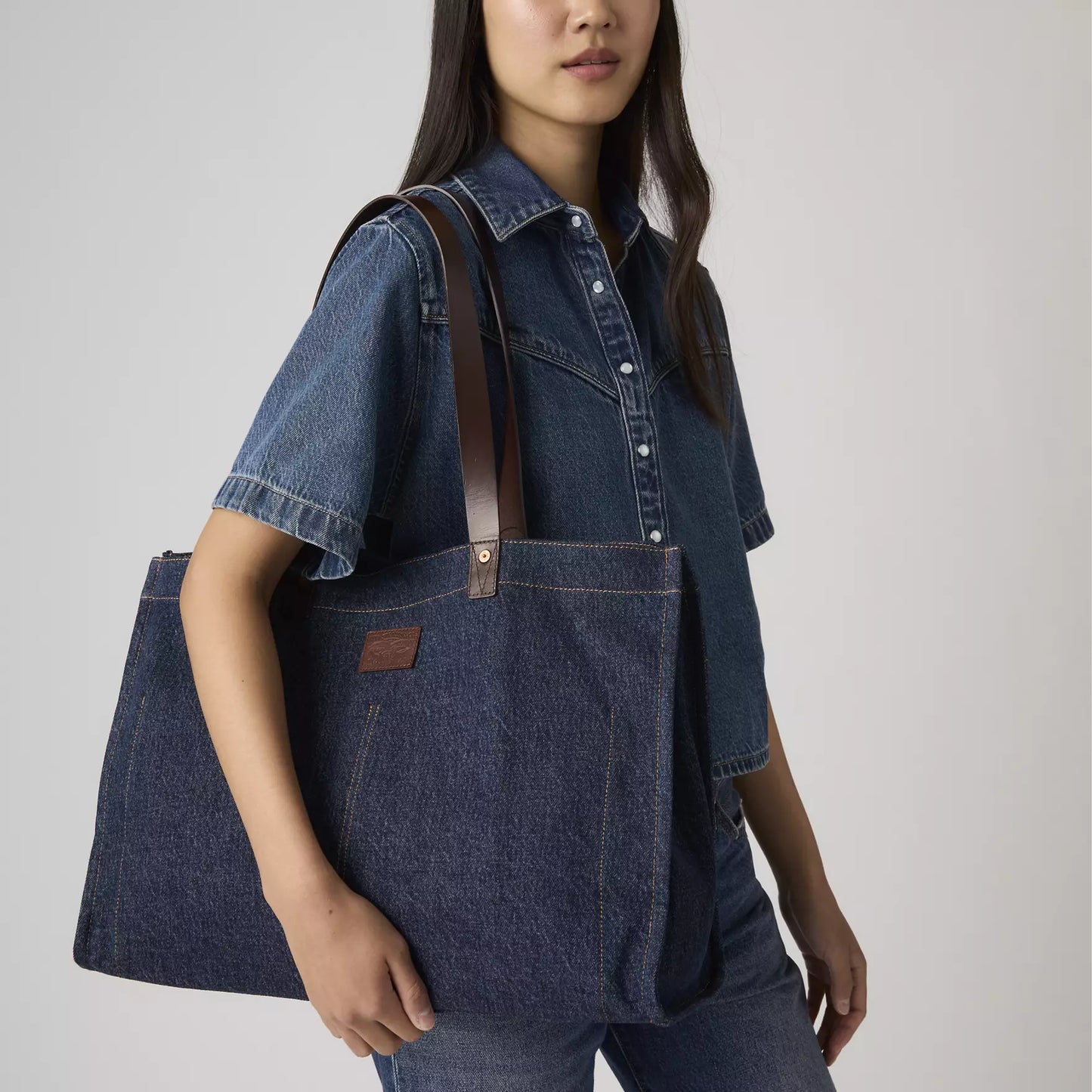 Borsa tote Levi's in denim - 75L