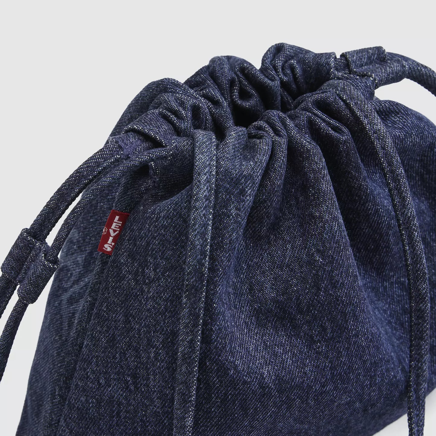 Borsa Isabelle a secchiello in denim scuro