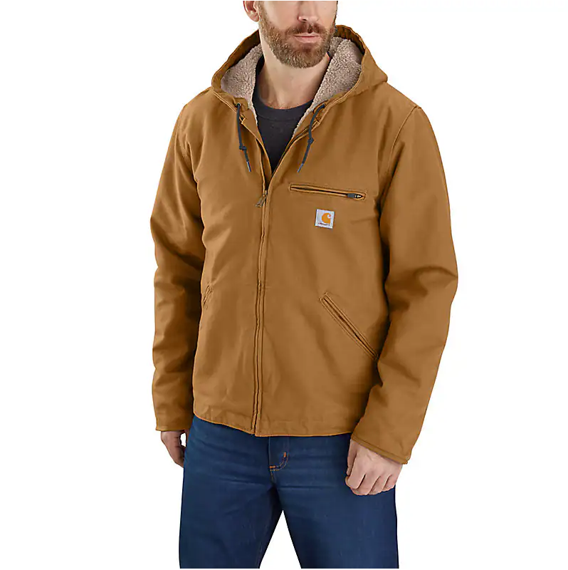 Giacca Duck Sherpa marrone