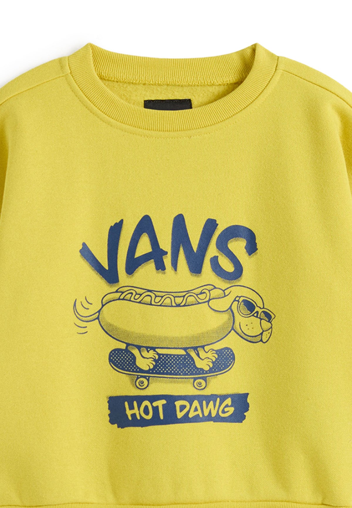 Felpa Hot Dawg girocollo giallo - 2/7 ANNI