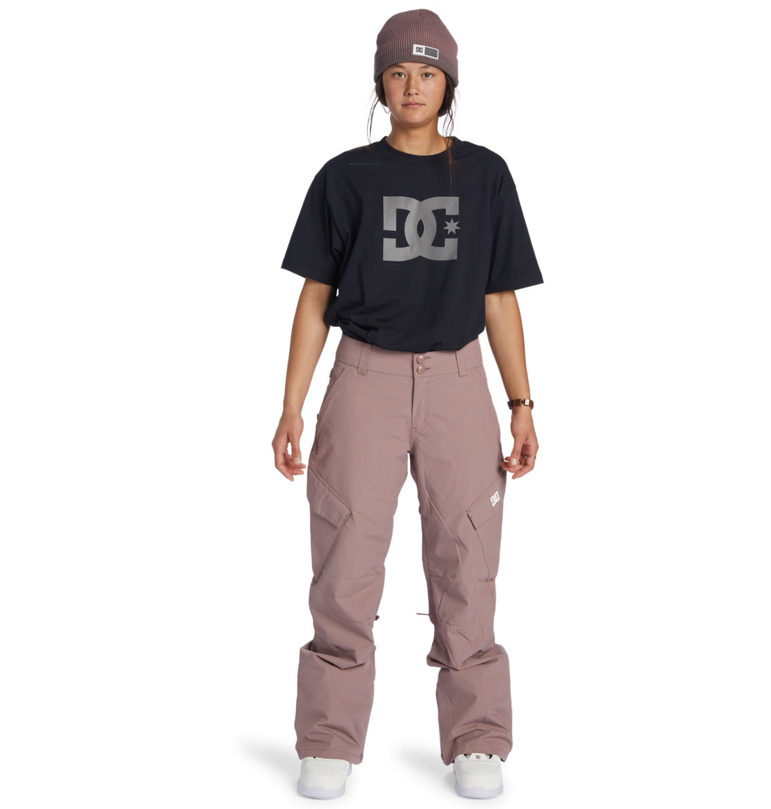 Pantalone Nonchalant tecnico da snowboard rosa