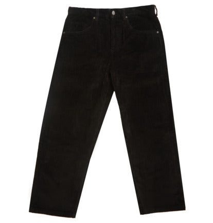 Pantalone Burough Baggy in velluto nero