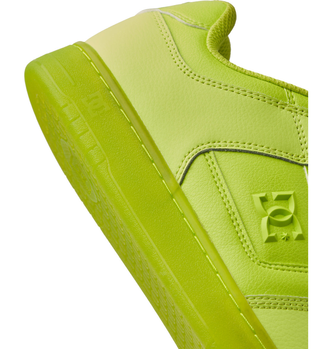 DC Manteca 4 S in pelle da skate giallo fluo