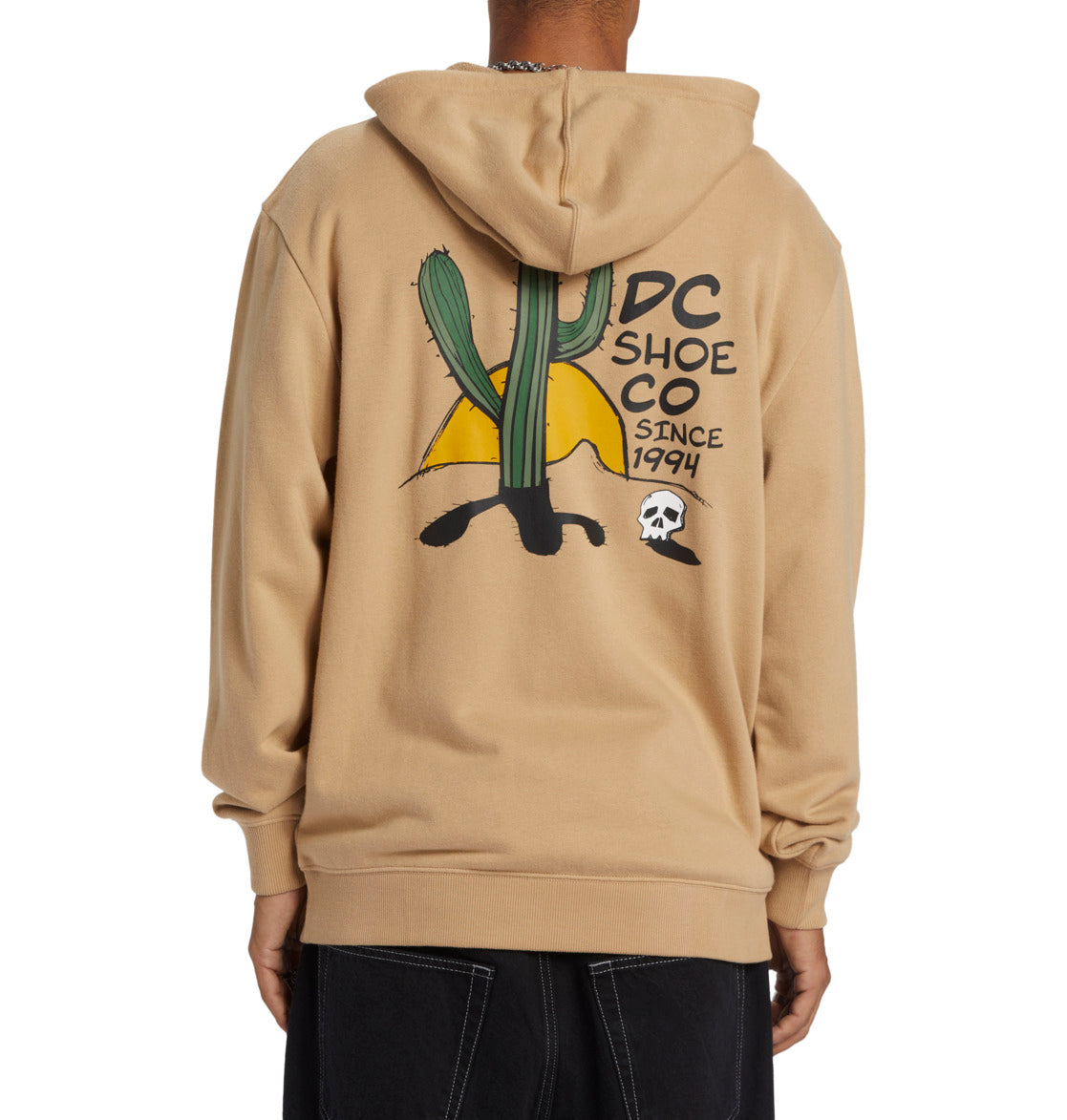 Felpa Cactus con cappuccio full zip khaki