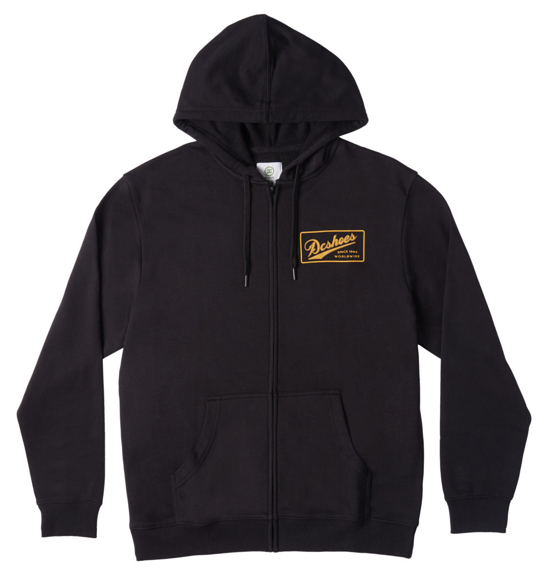 Felpa The Classic full zip con cappuccio nero