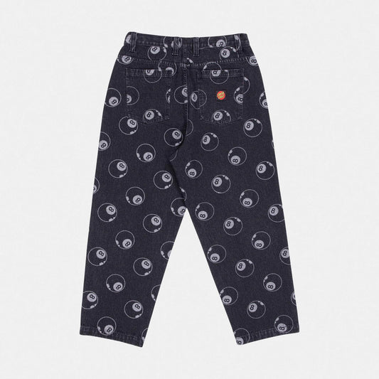 Jeans Big Santa Cruz denim nero fantasia