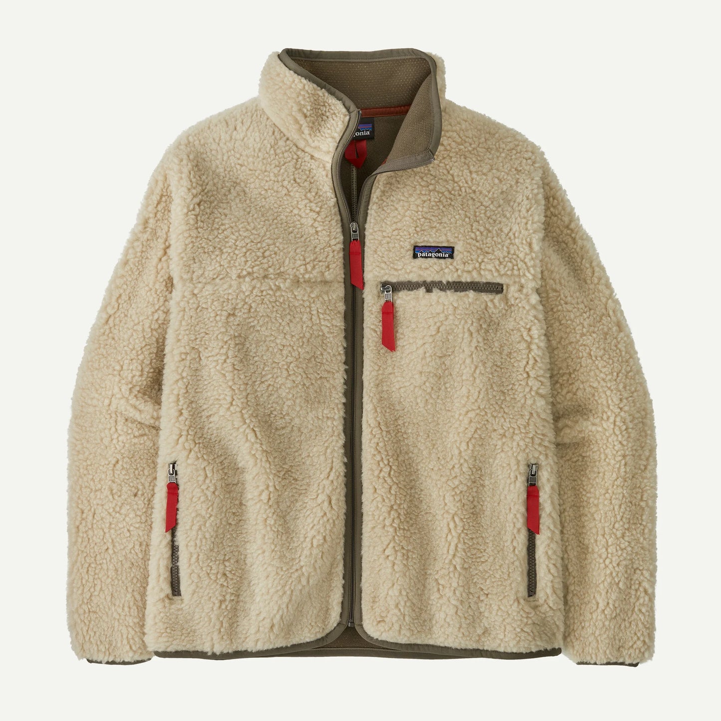 Giacca Natural blend retro reversibile panna/fantasia