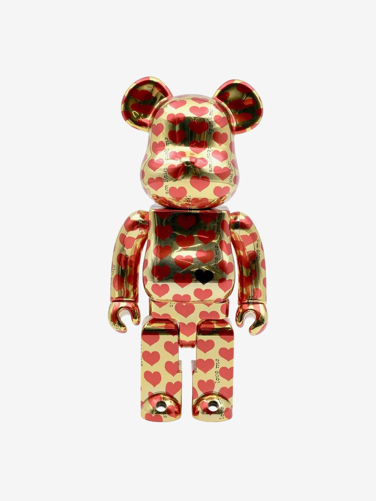 Bearbrick Amplifier gold heart (king size)