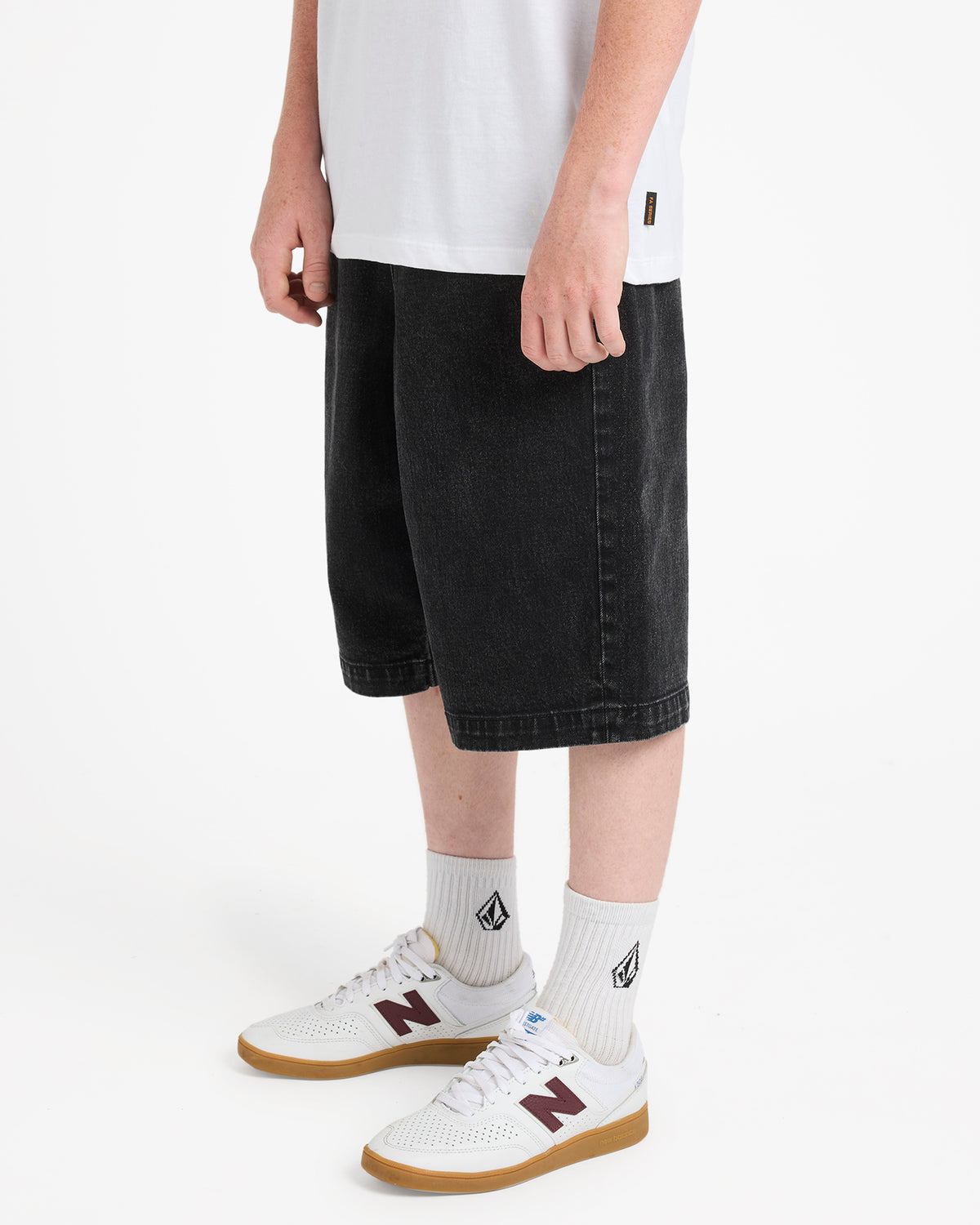 Pantaloncini Freazy loose denim nero - 8/16 ANNI