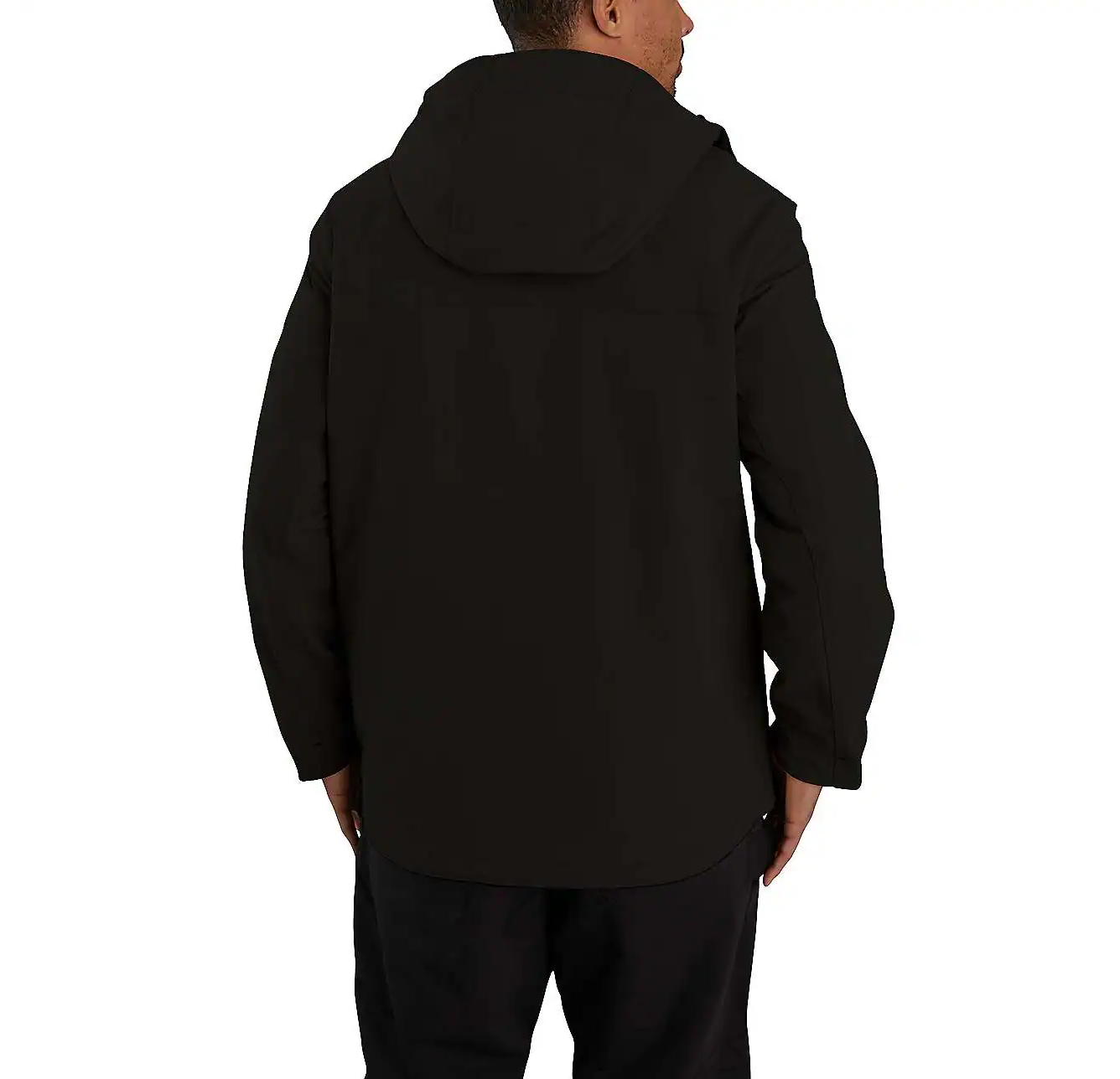 Giacca Super dux full zip con cappuccio nero