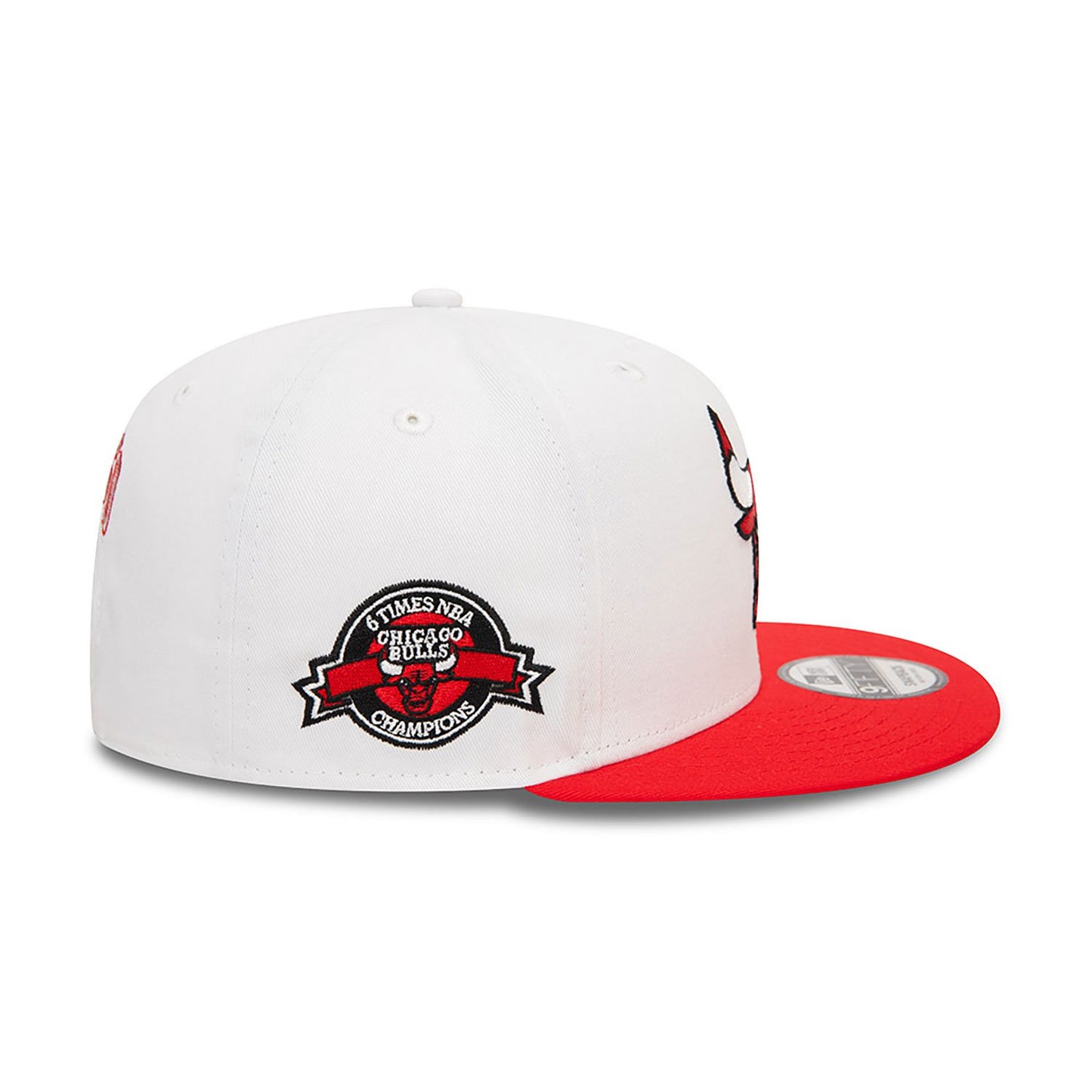 Cappellino 9FIFTY Chicago bulls bianco/rosso