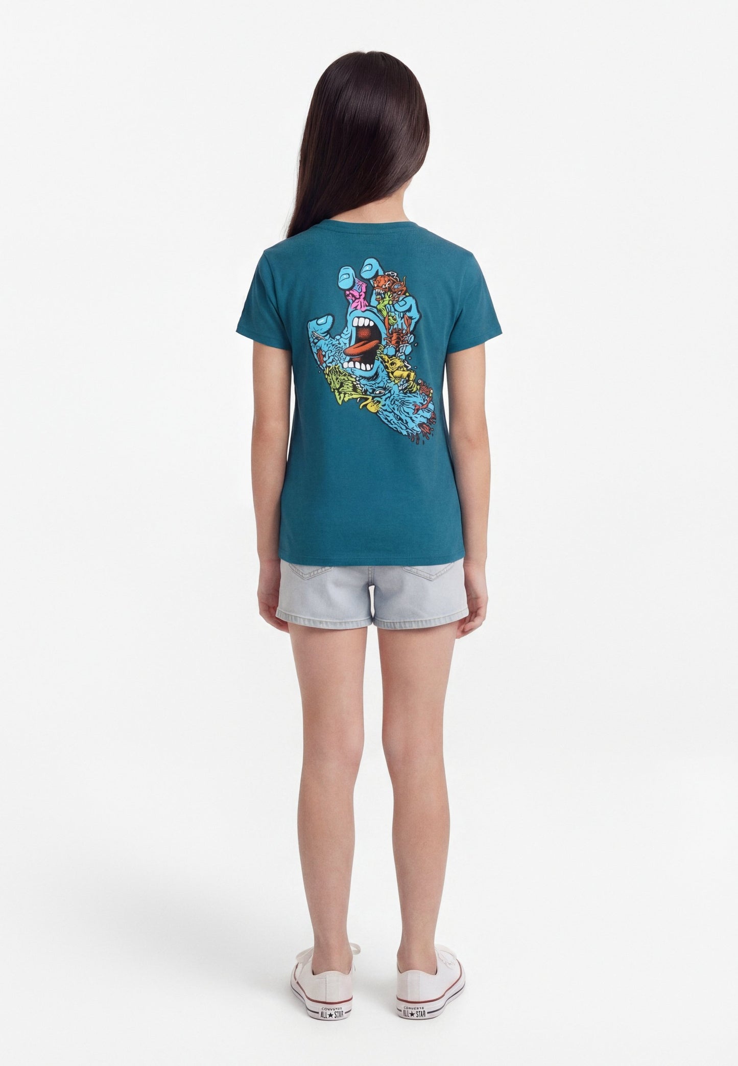 T-Shirt Roskopp screaming five petrolio - 6/14 ANNI