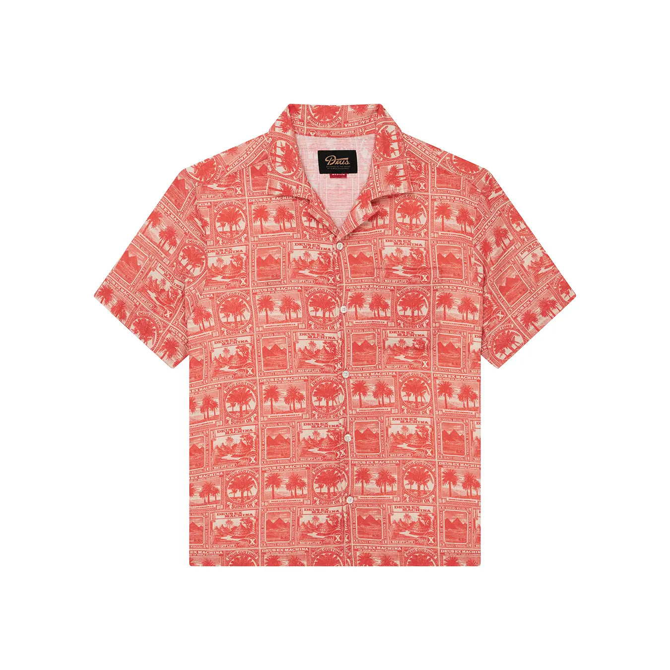 Camicia Mail-man Deus ex machina rosso