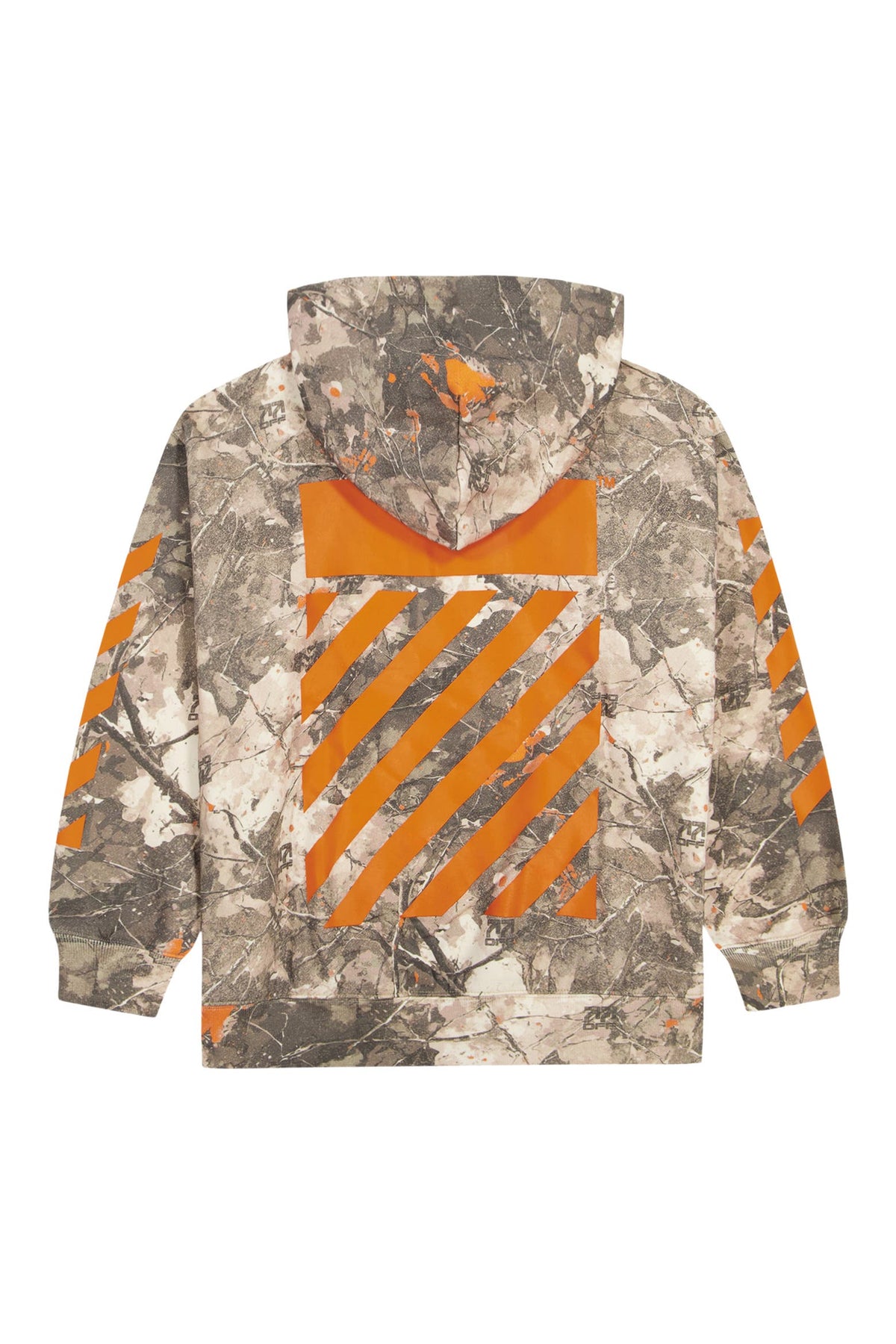 Felpa OFF-WHITE con cappuccio camo - 8/16 ANNI