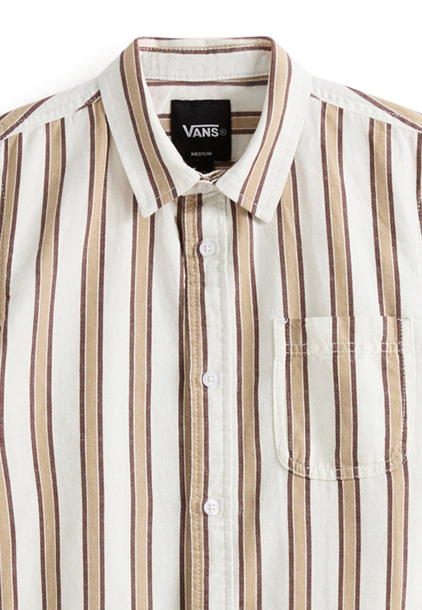 Camicia Lawson a righe crema/marrone - 8/14 ANNI