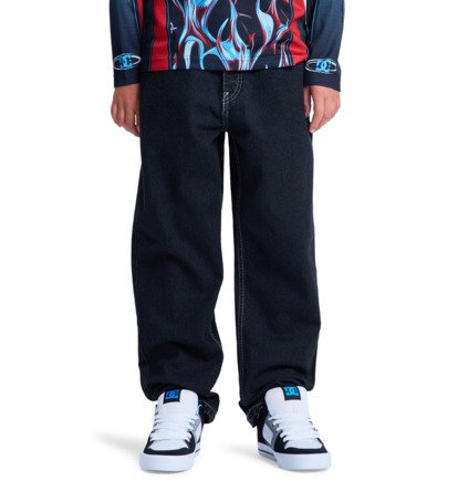 Jeans Baggy denim nero - 8/16 ANNI