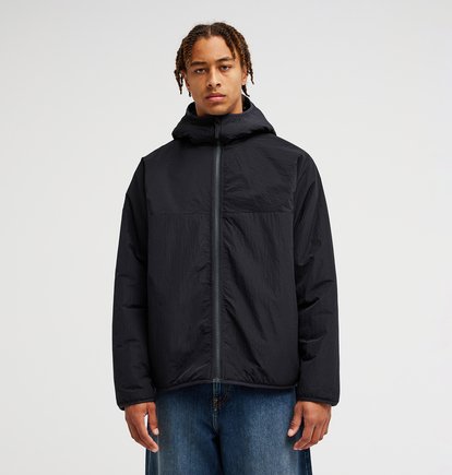 Pile Coldstag in sherpa reversibile con cappuccio nero