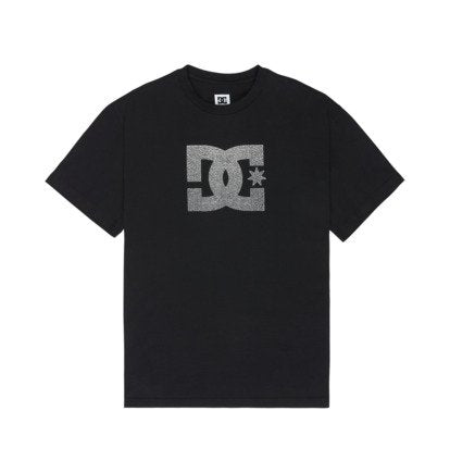 T-Shirt DC con strass nero
