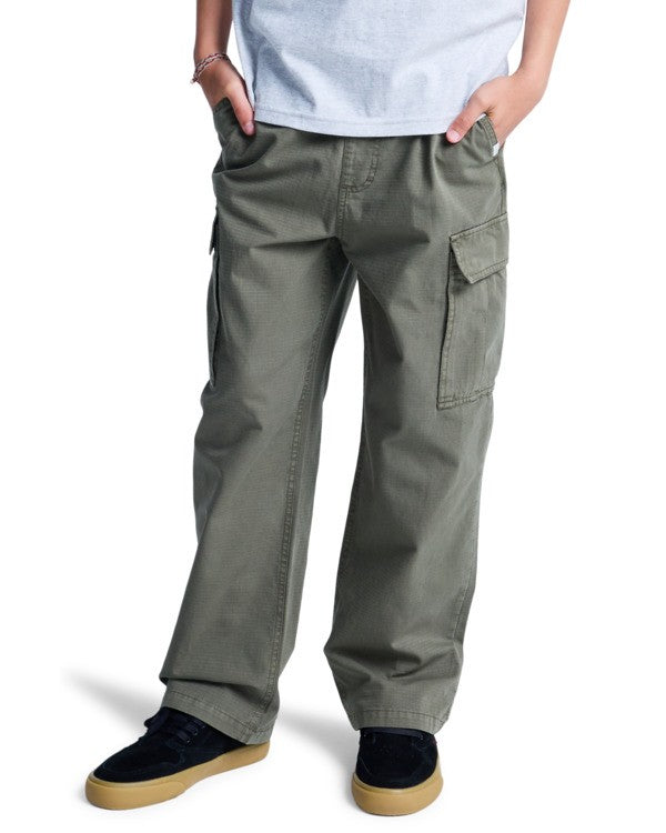 Pantalone Relax cargo verde - 8/16 ANNI