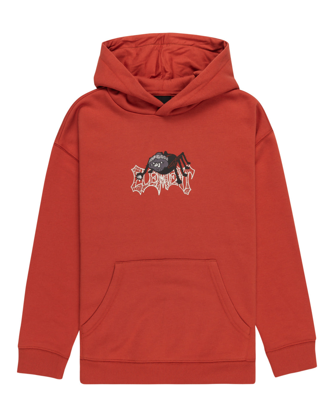 Felpa Spider con cappuccio rosso - 8/16 ANNI