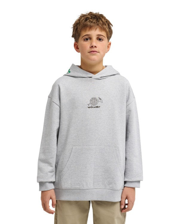 Felpa Horn con cappuccio grigio - 8/16 ANNI
