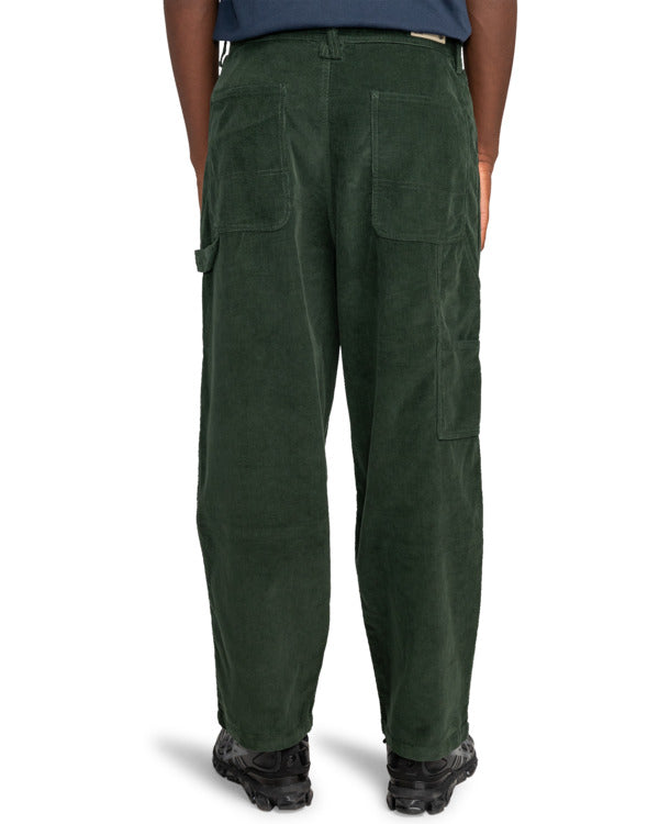 Pantalone Carpenter in velluto verde