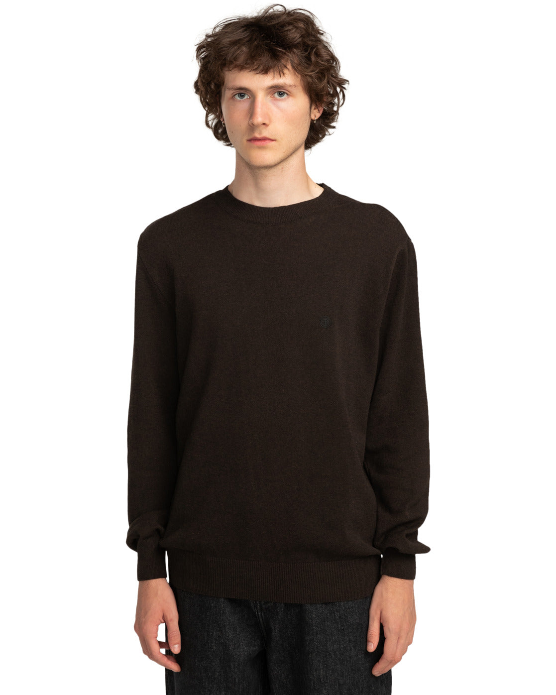 Maglione Cornell girocollo marrone