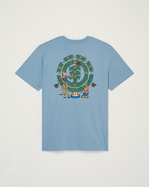 T-Shirt Gardening celeste