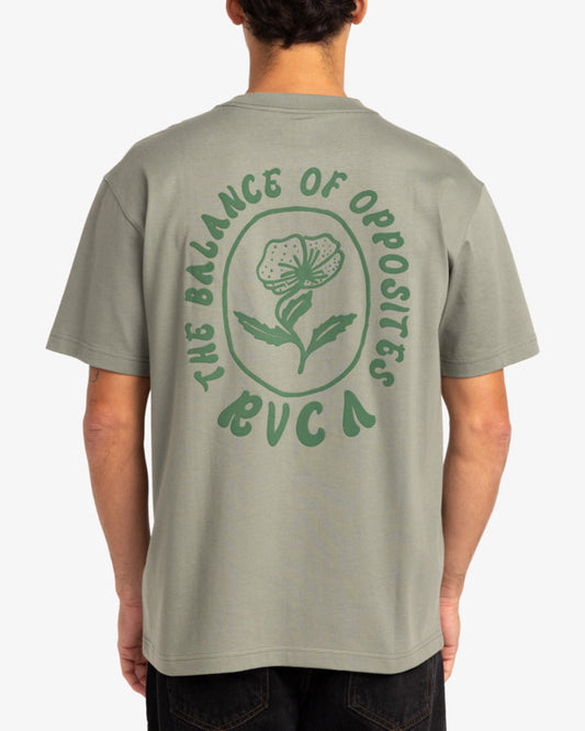 T-Shirt Balance flowers verde