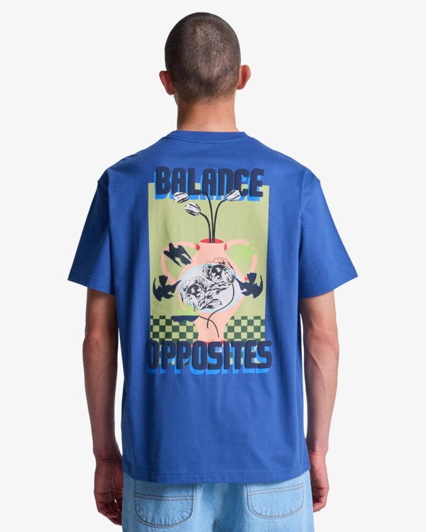 T-Shirt AF Twin tulips blu