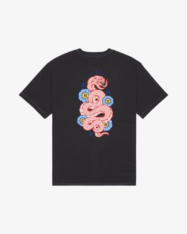 T-Shirt Dalas snake nero