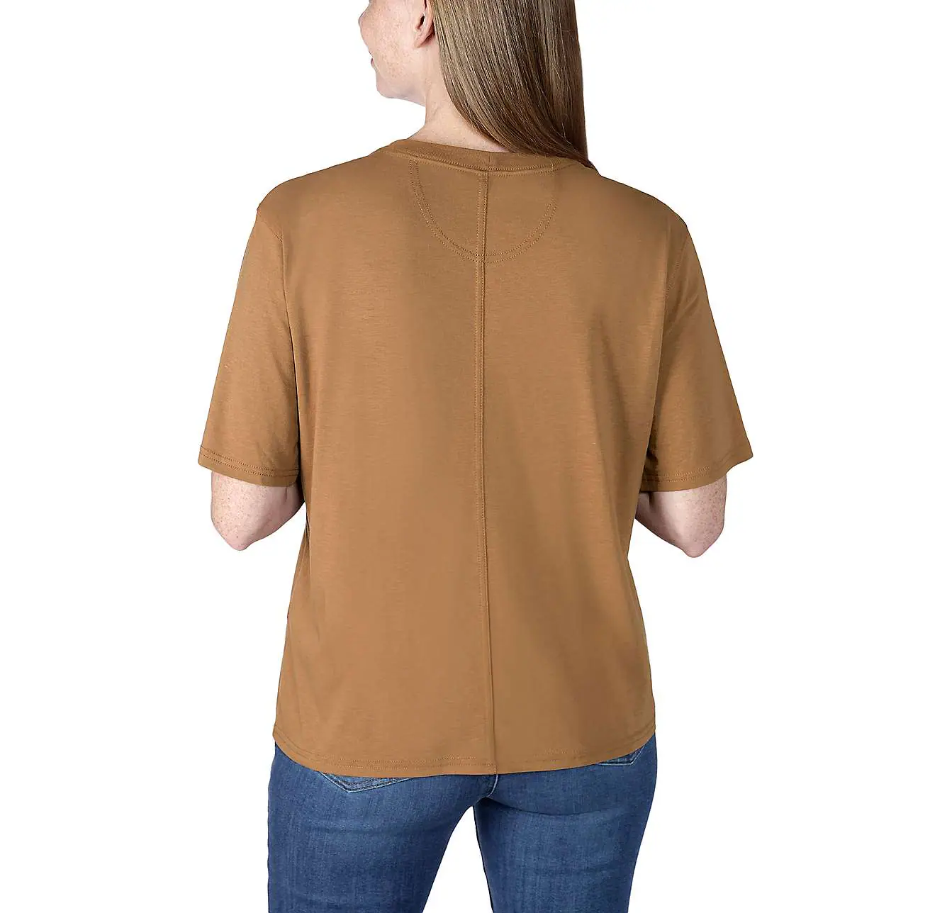 T-shirt Carhartt crop marrone