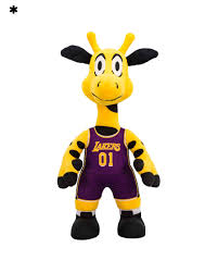 Pupazzo Mascotte Giraffe Lakers