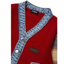 Maglioncino DSQUARED in maglia rosso  - 12/16 ANNI