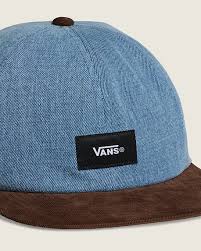 Cappellino Vans campus jockey denim/marrone