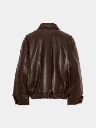 Giacca Maison Margiela in pelle bordeaux - 12/16 ANNI