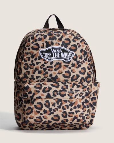 Zaino Old skool leopardato da bimba
