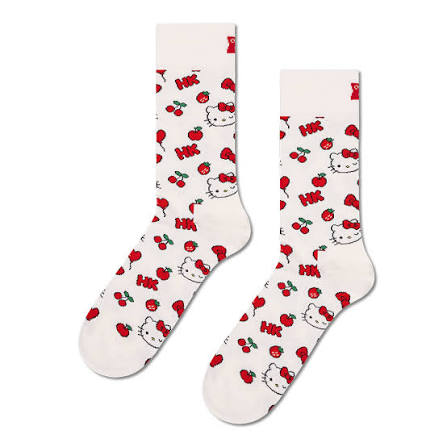 Calze Hello Kitty panna e ciliegie