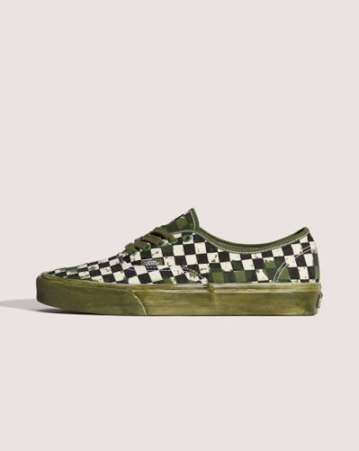 Vans Authentic checkboard verde