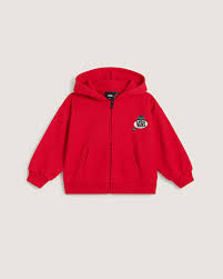 Felpa Racing con cappuccio full zip rosso - 2/7 ANNI