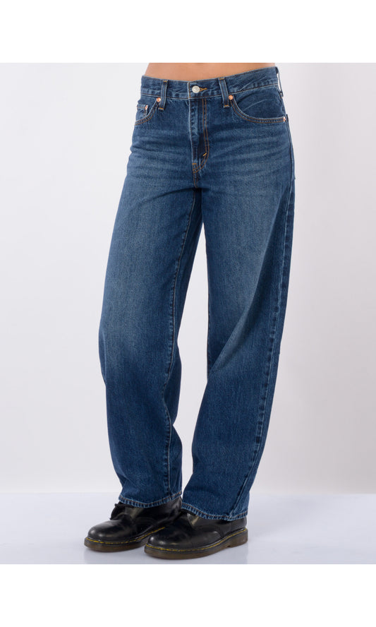 Jeans Baggy Dad denim scuro