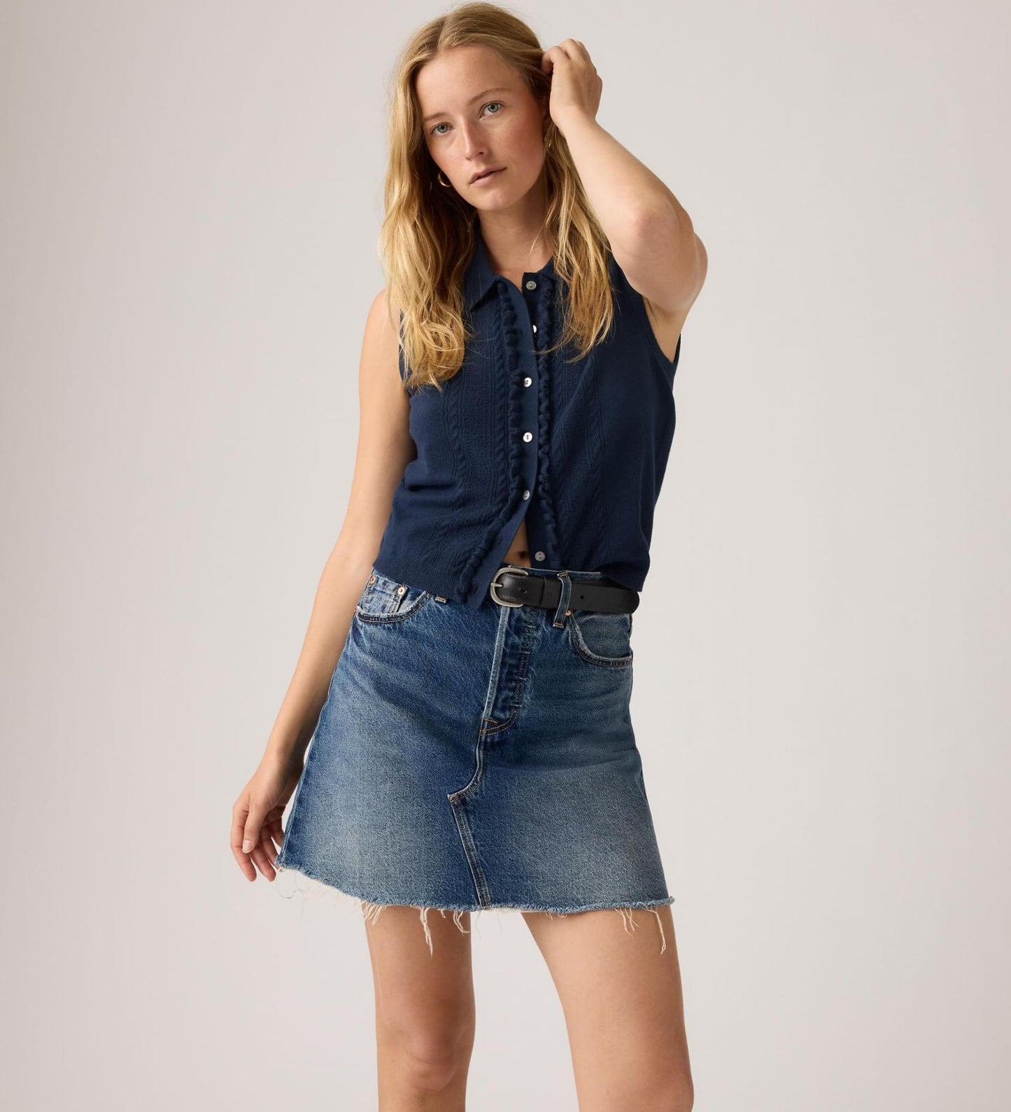 Gonna Levi's Deconstructed in denim scuro