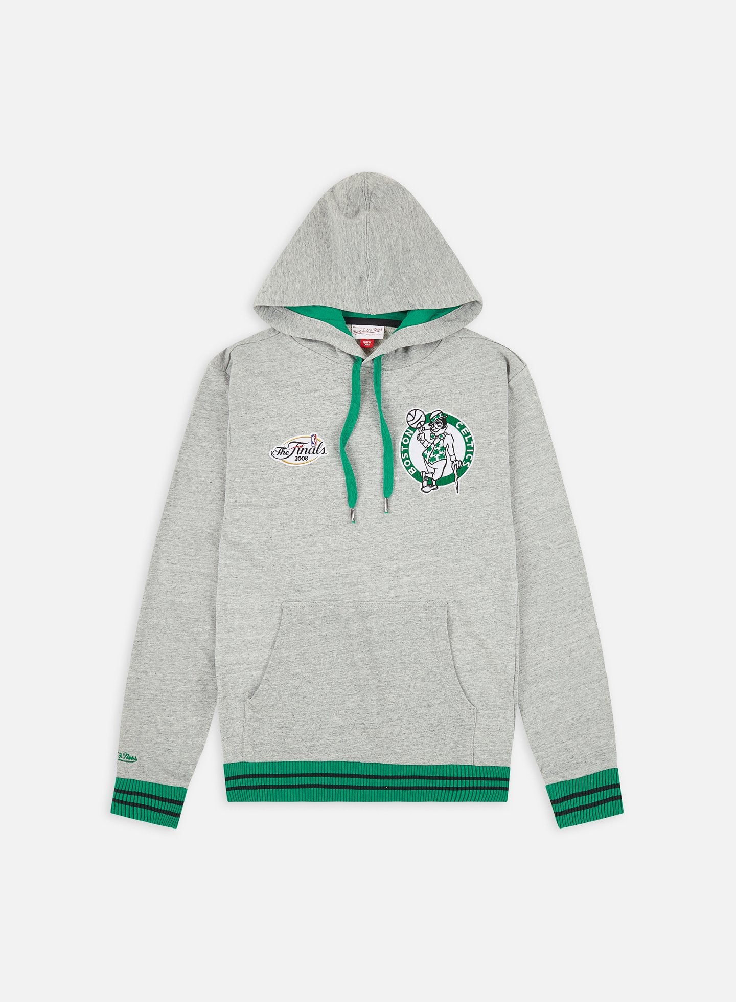 Felpa NBA Boston Celtics con cappuccio grigio