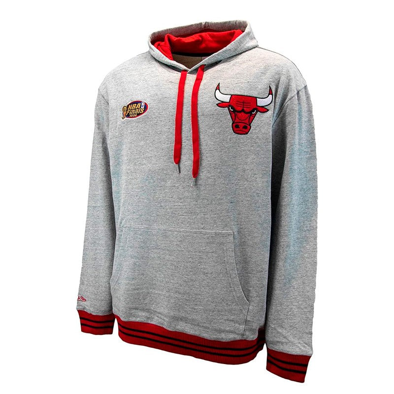 Felpa NBA Chicago Bulls con cappuccio grigio