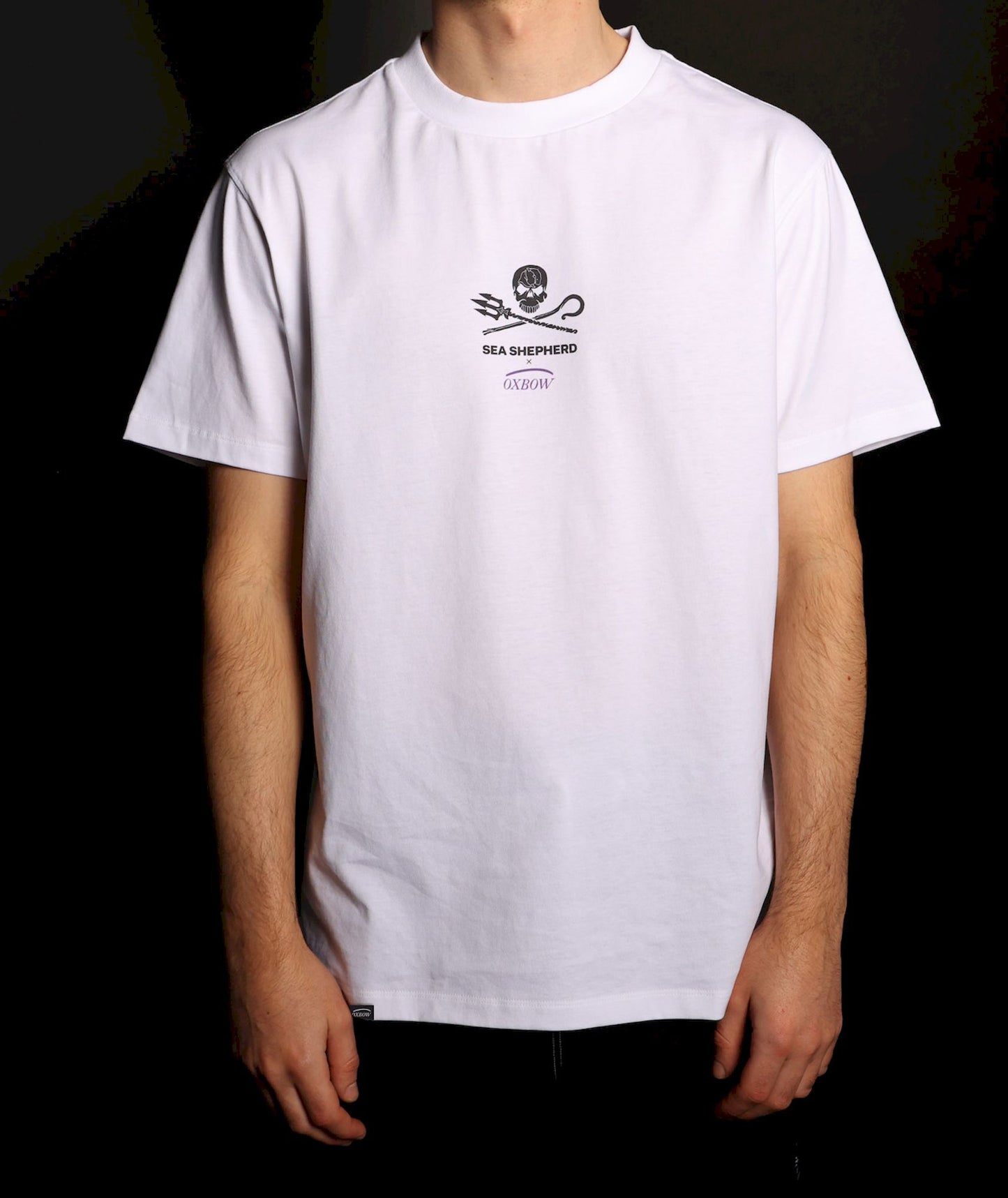 T-Shirt Sea shepherd x oxbow bianco