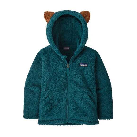 Felpa Furry in pile con cappuccio orecchie - 3/5 ANNI
